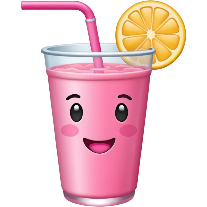 Pink lwmonade emoji