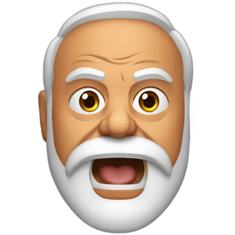 angry narendra modi emoji