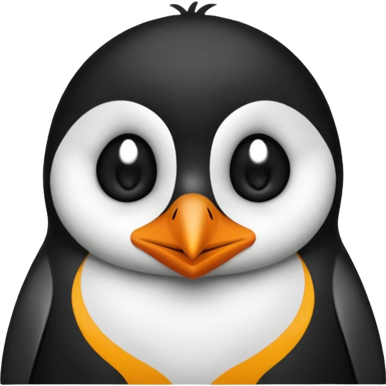 sad penguin  emoji