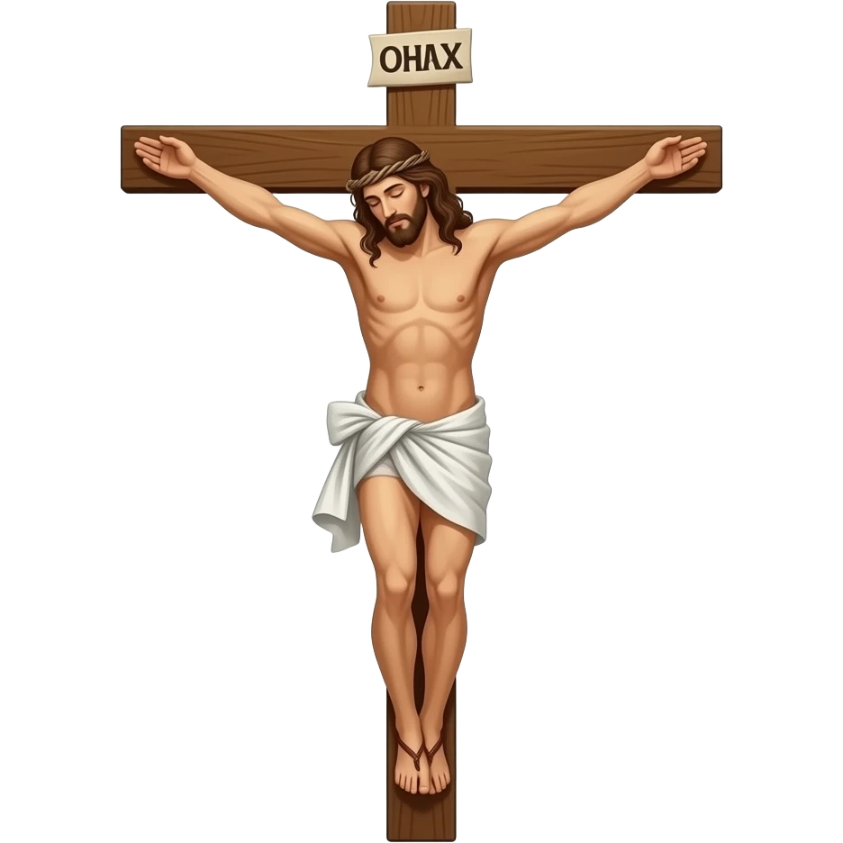 Jesús crucificado emoji
