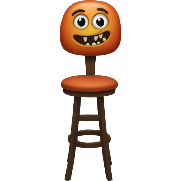 Monster barstool emoji