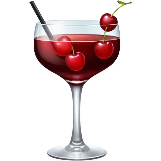 Mach mir einen Cherry Manhattan Cocktail mit wenig Kirschen emoji