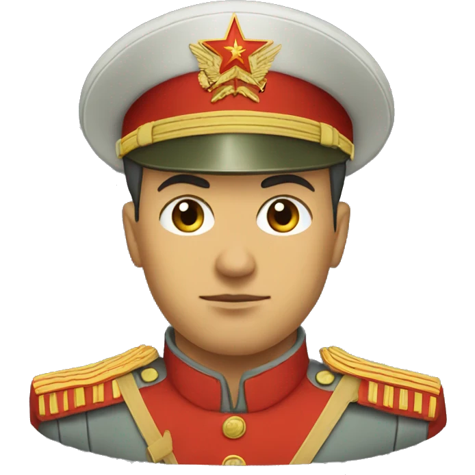 ussr soldier serious  emoji