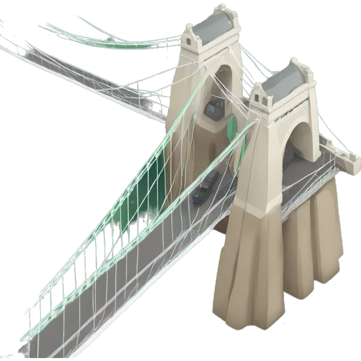 Clifton suspension bridge  emoji