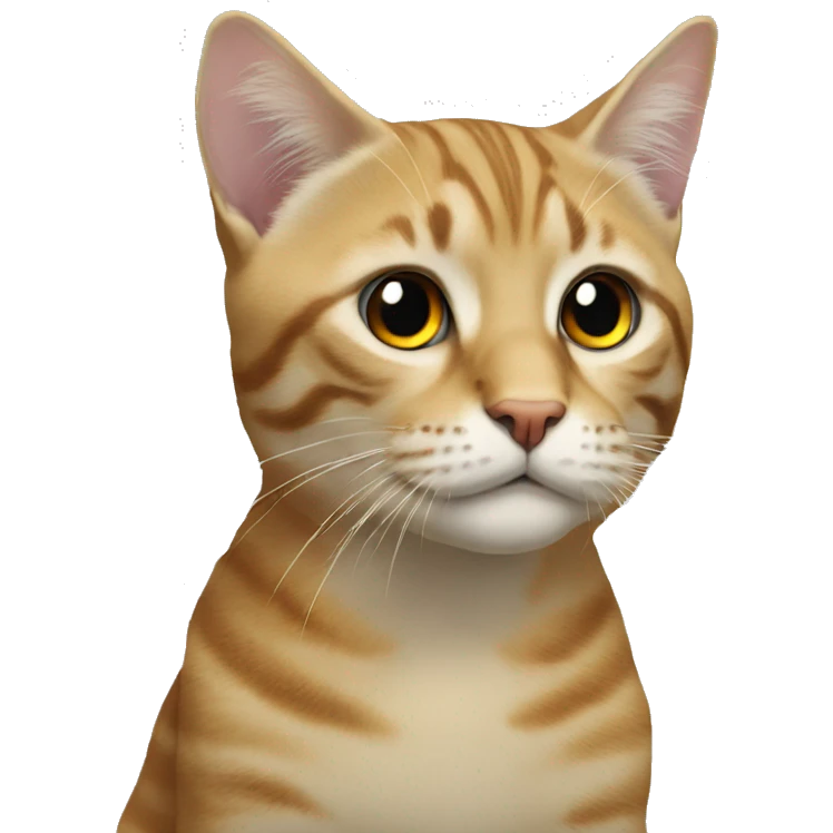 Кот рыжий emoji