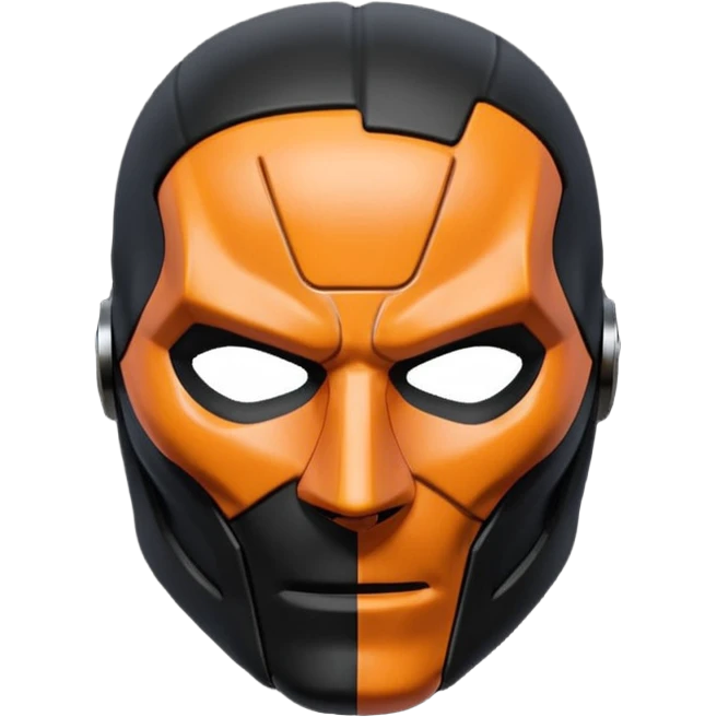 Death stroke mask all black emoji