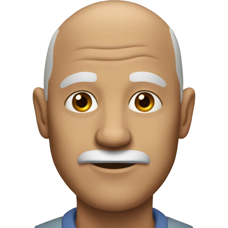 Old bald guy emoji