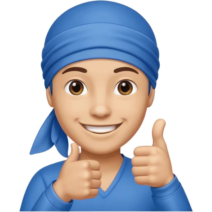 Persona de color con el pulgar arriba y que tengo un taper boricua y más maliante emoji