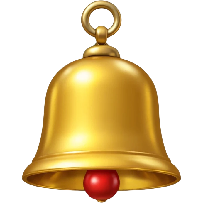 gold bell emoji