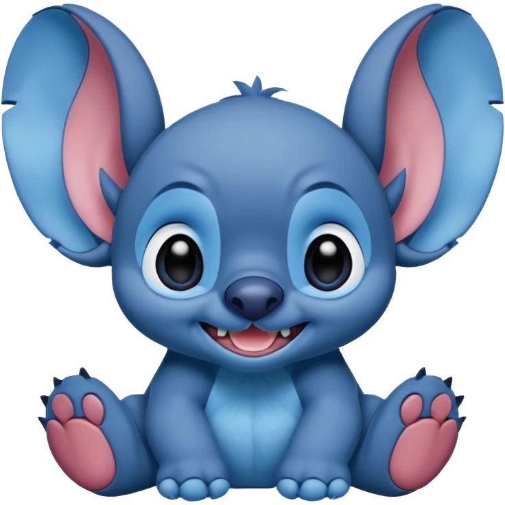Q stitch sea realista pero como en la pelicula emoji