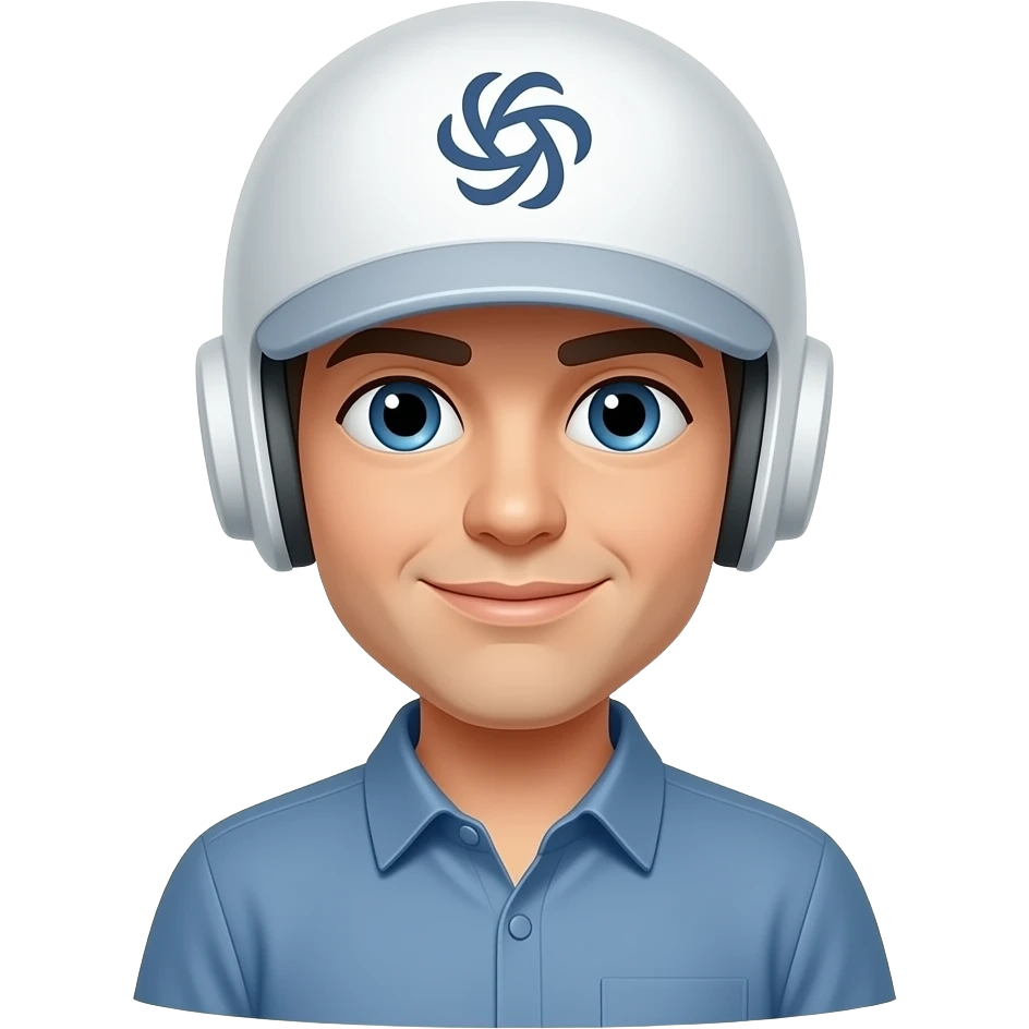человека с головой ярлыком OpenAI emoji