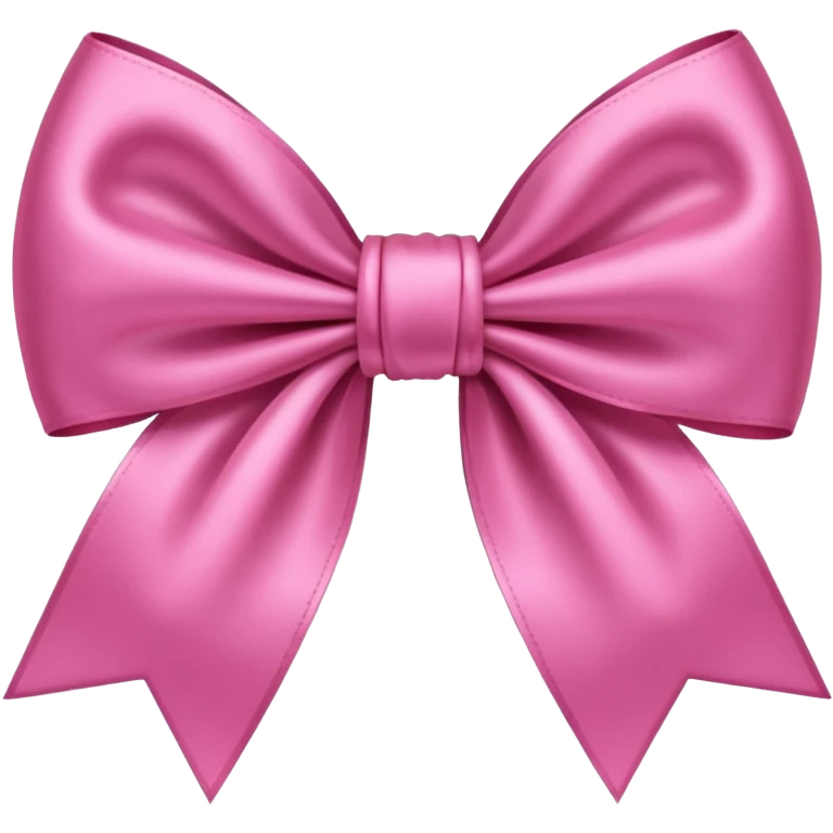 Pink bow emoji