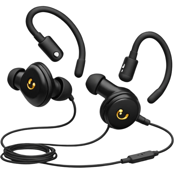 old wired earphones emoji