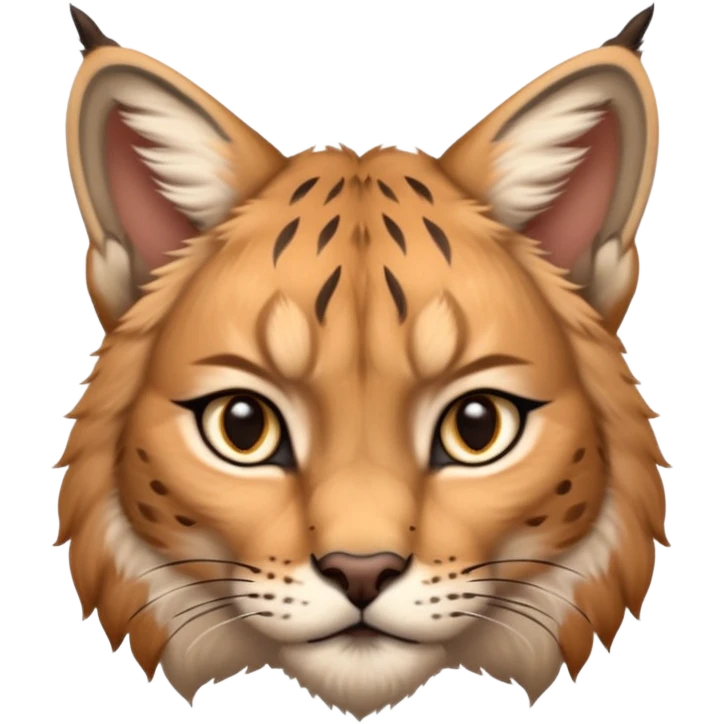 A high-resolution photo-realistic digital illustration of a majestic lynx, chest upward A high-resolution, photo-realistic digital illustration of a majestic young Eurasian lynx, shown from the shoulder upwards with markings emoji