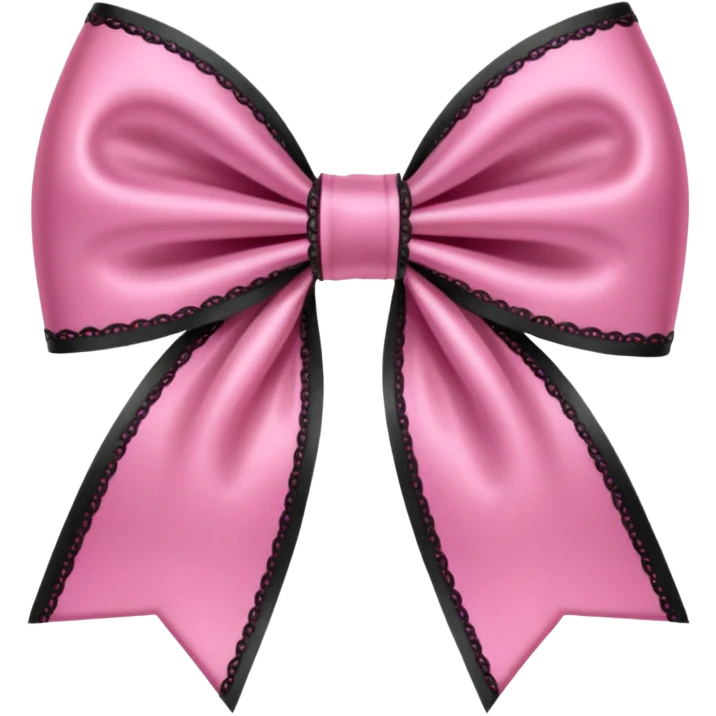 pink gothic bow emoji