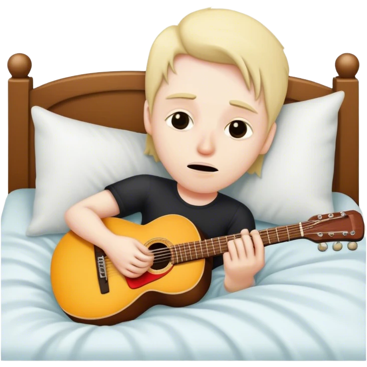 a sick guitar player emoji