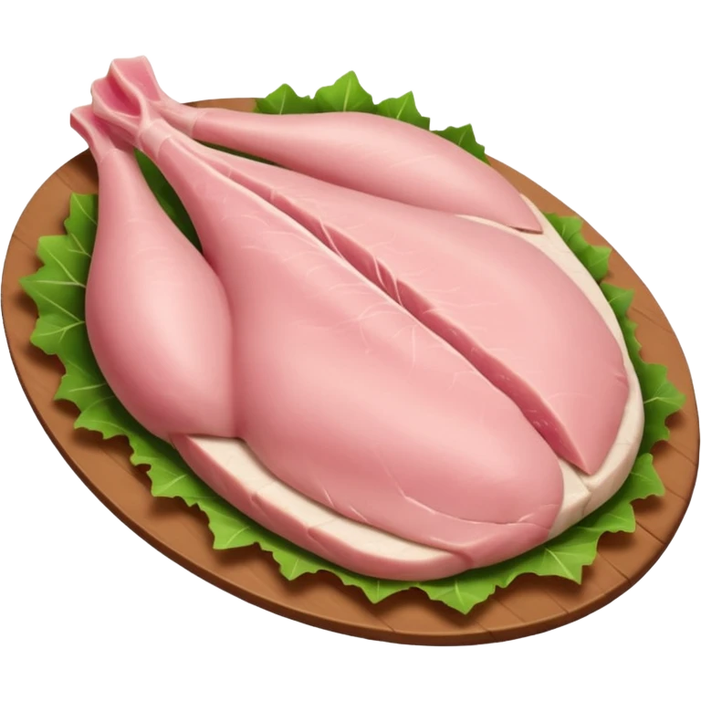 turkey fillet before cooking emoji