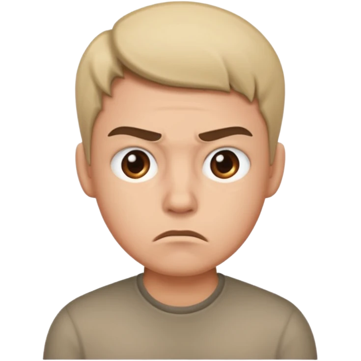 annoyed face emoji