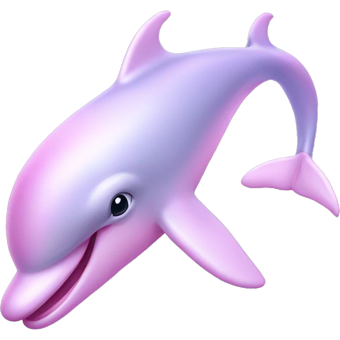 Pastel-pink-colors-dolphin emoji