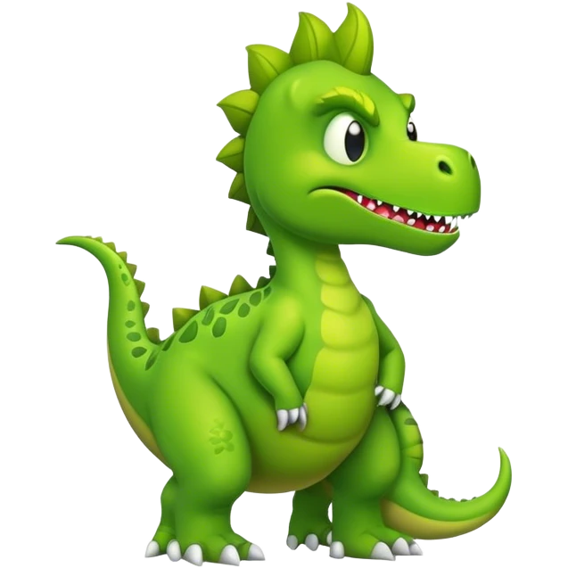grinch as a dinosaur emoji