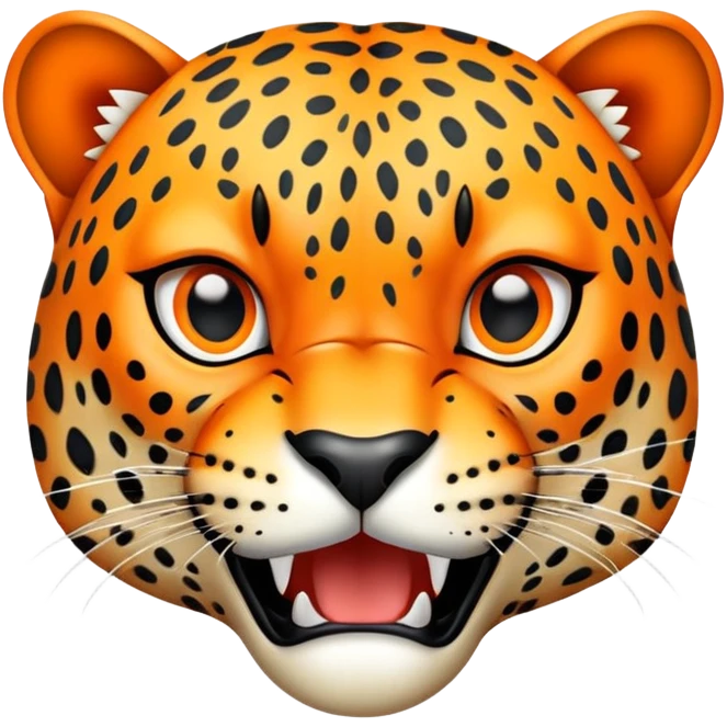 Leopard rawr emoji