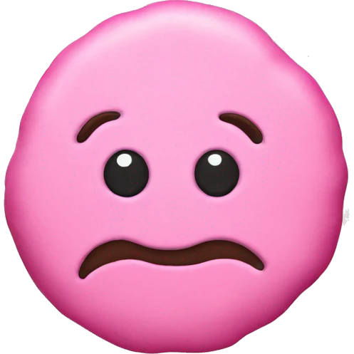 pink christmas cookie emoji