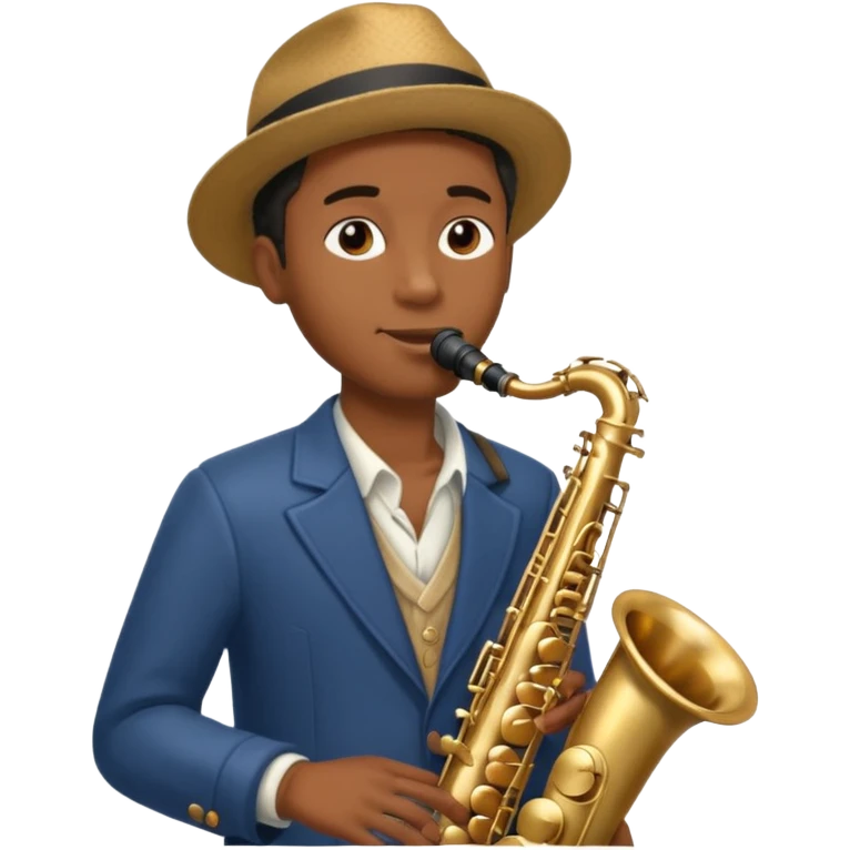 Street Music Performer black man  emoji