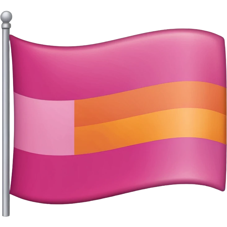 Lesbian flag emoji