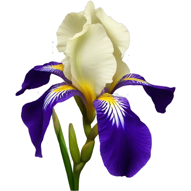 Iris flower emoji