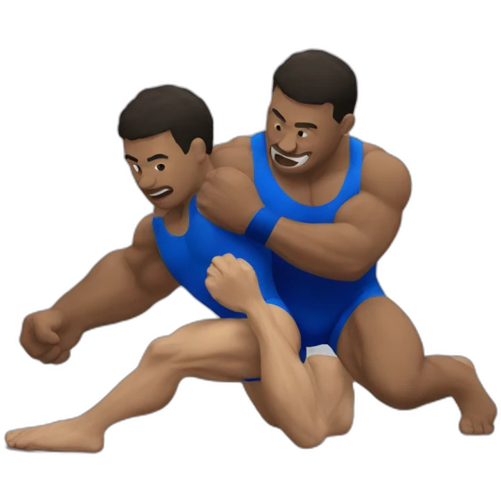 Olympic wrestling  emoji