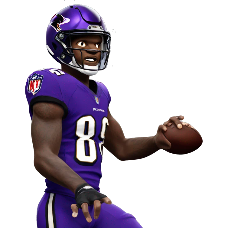 Lamar Jackson playing madden  emoji
