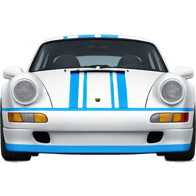 porsche with a blue stripe in the middle emoji