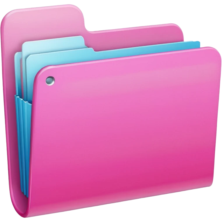 light pale gradation Pink empty plain folder images emoji