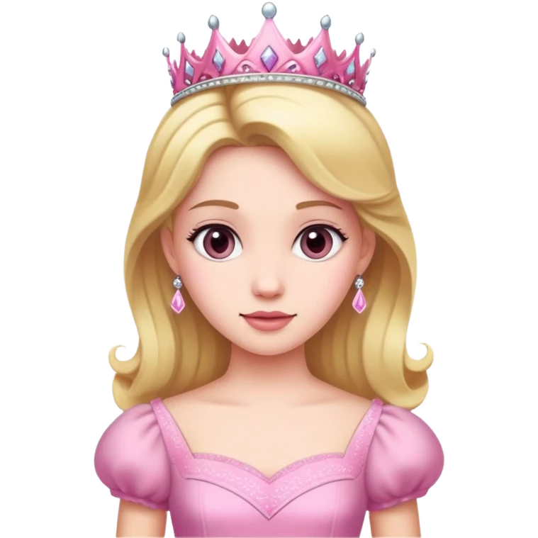 Princess make her dress pink emoji