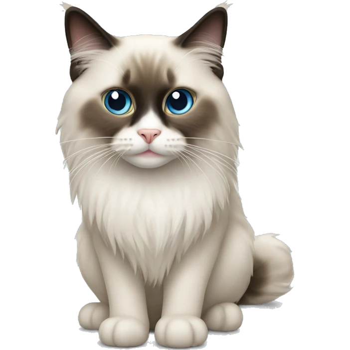 Ragdoll cat  emoji