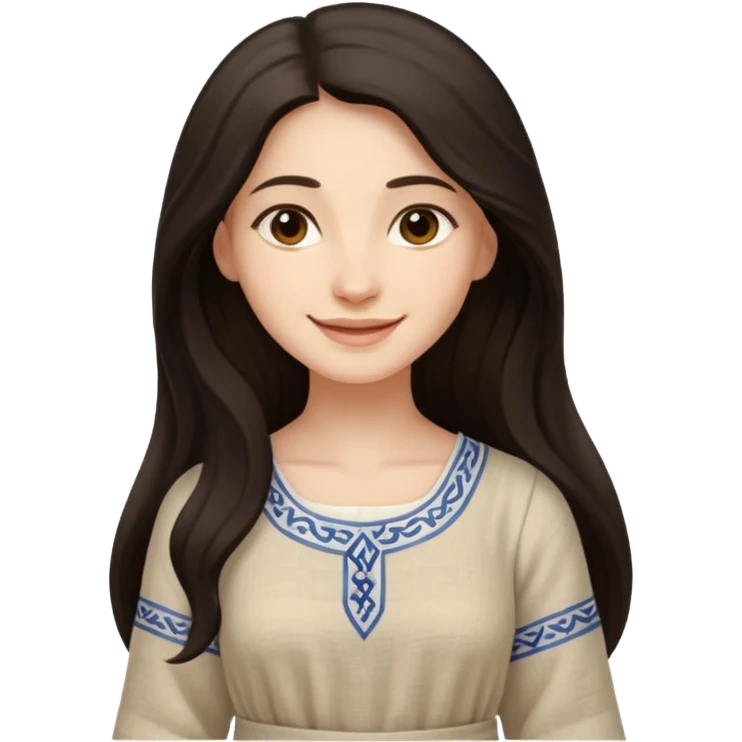 jewish women young ancient Judea, long hair emoji