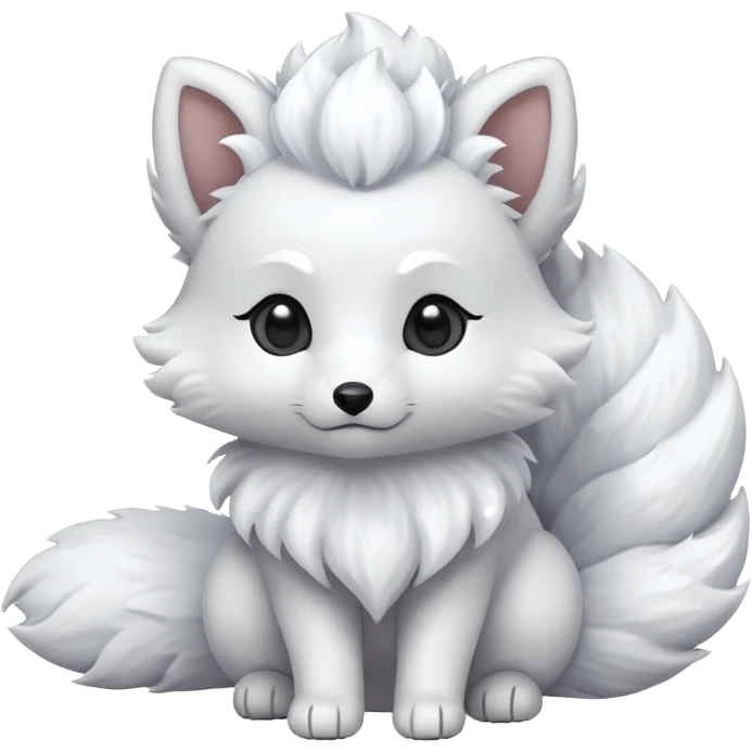 Alolan vulpix (all white) emoji