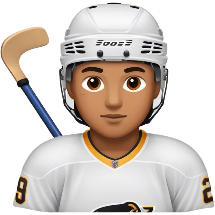 A hockey player emoji