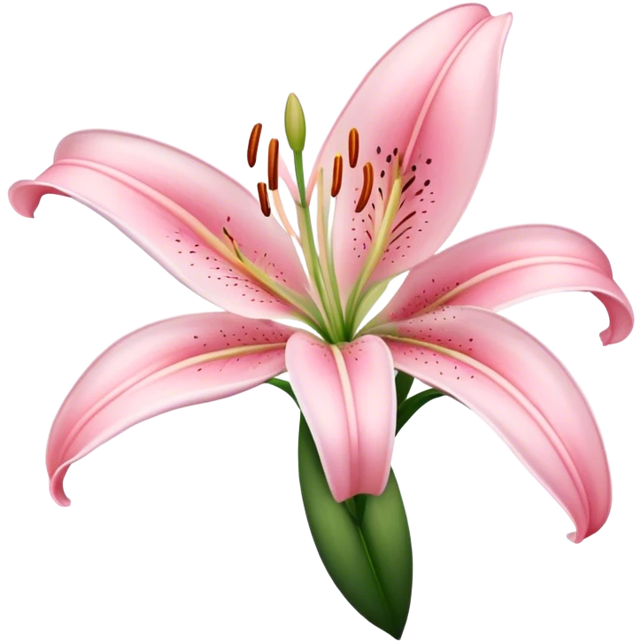light pink lilium emoji