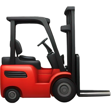 red forklift emoji