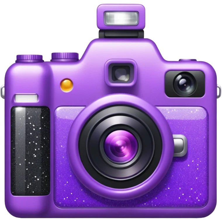 Glitter Camera Purple emoji
