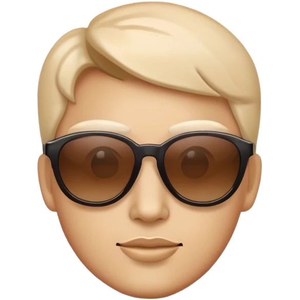 Sunglasses face emoji