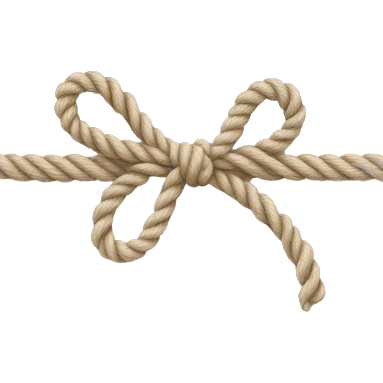 bow made of rope emoji