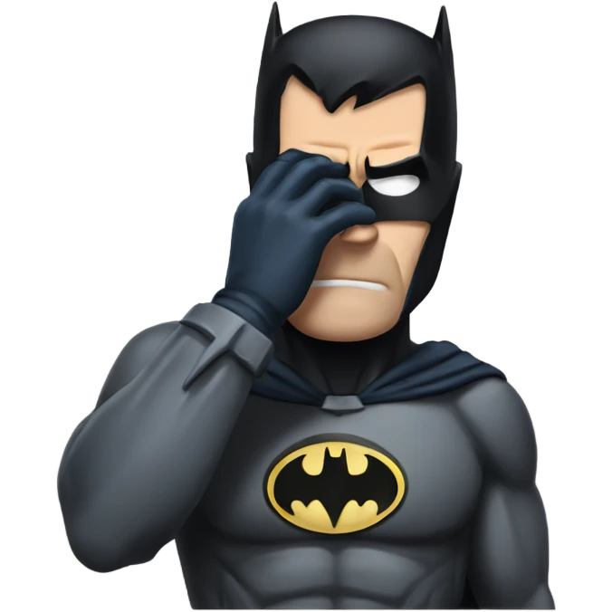 Batman facepalm emoji