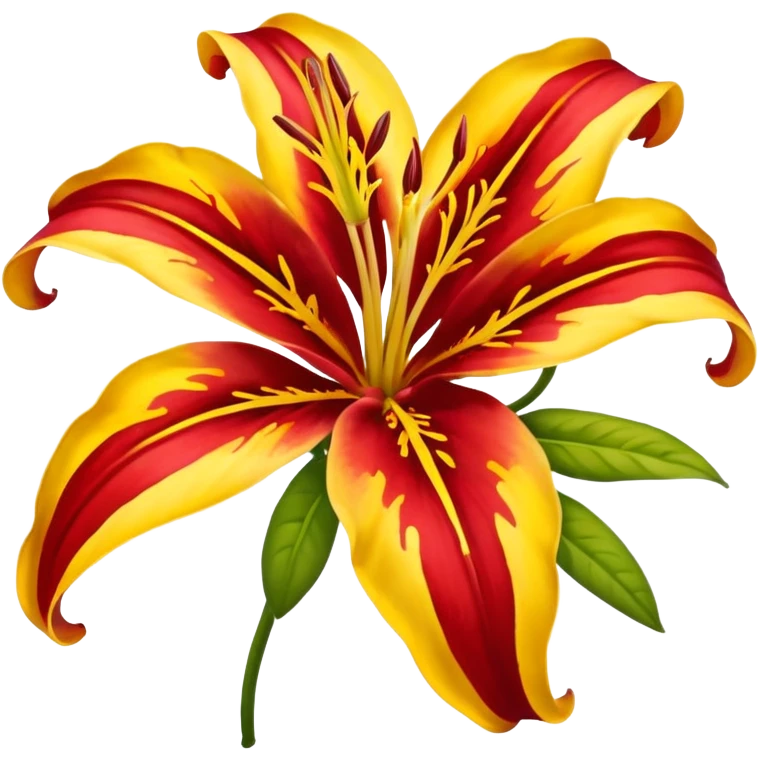Gloriosa lily emoji emoji