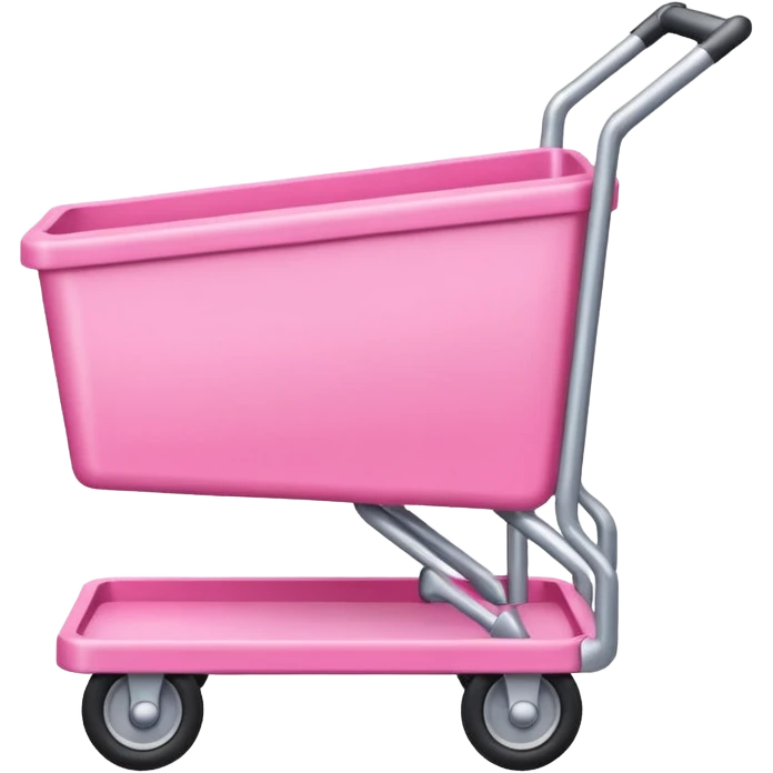 Pink cart. emoji