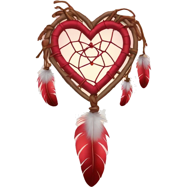 a heart dreamcatcher emoji