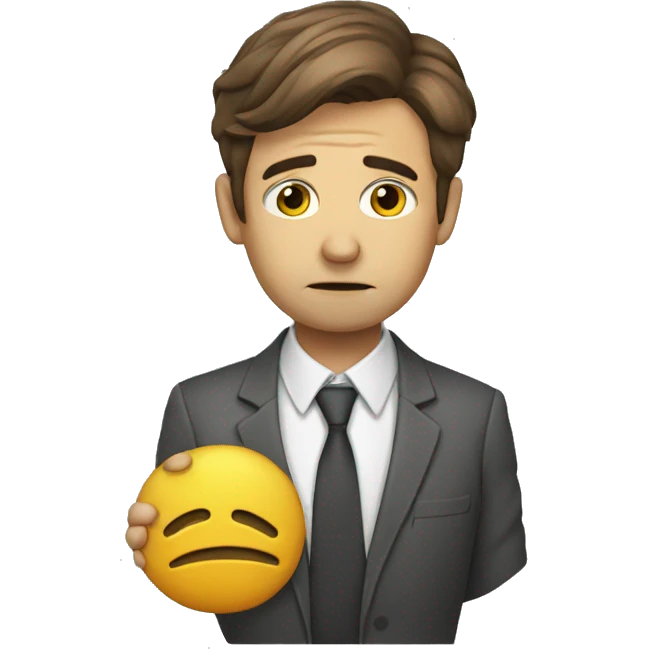 sad busy season accountant  emoji