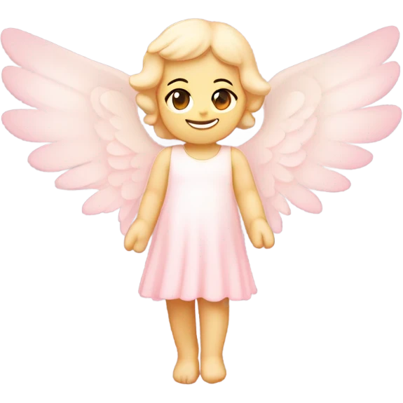 Pink angel emoji