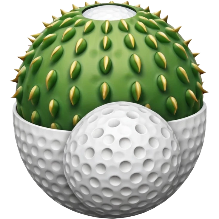 cactus trophy golf ball emoji